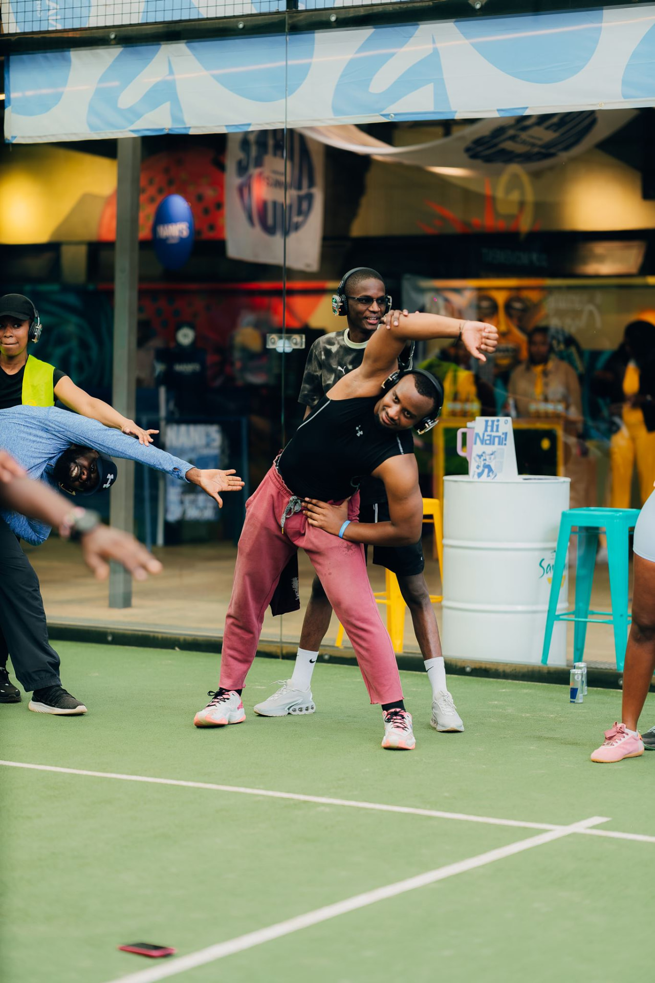 Wellness and recovery activations at JIRANI